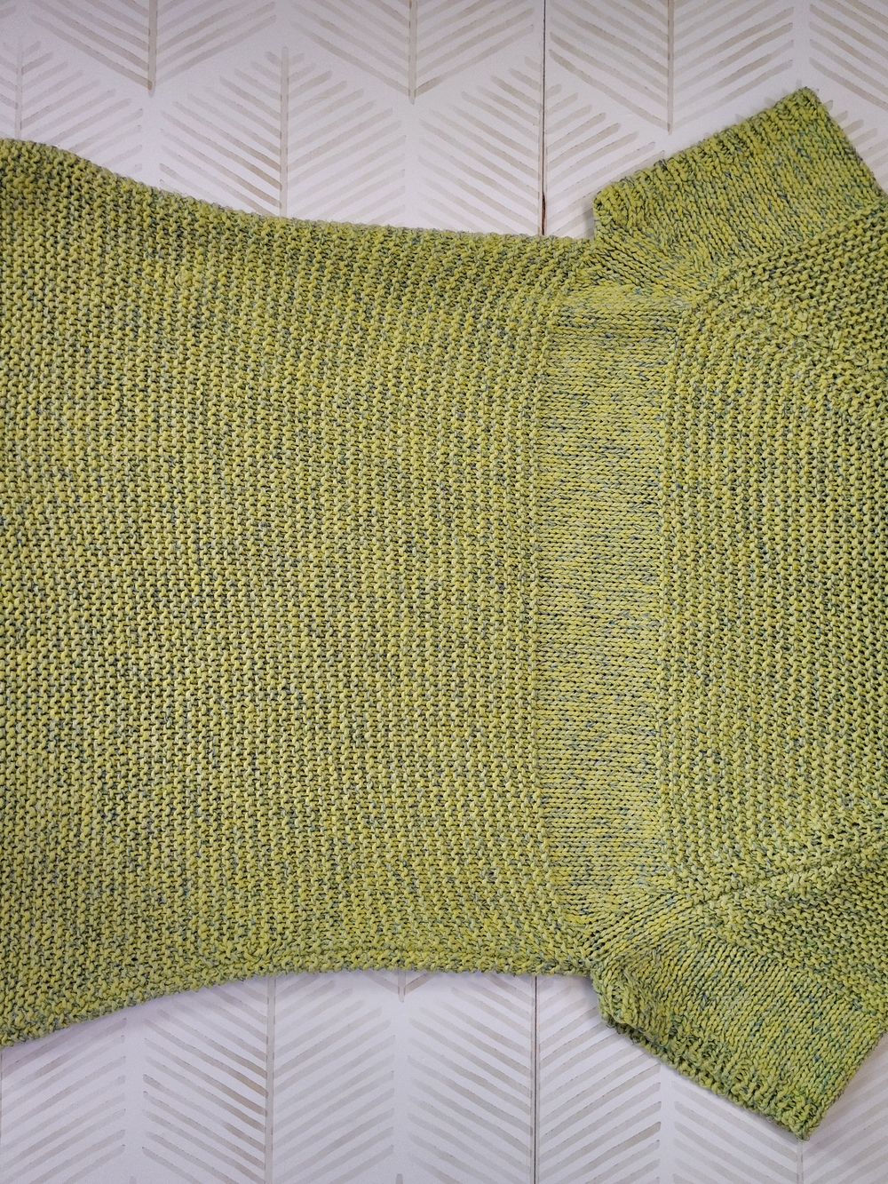 Ponte Vecchio Italy Lime Knit Women's Sweater Short Sleeve - Picture 4 of 8